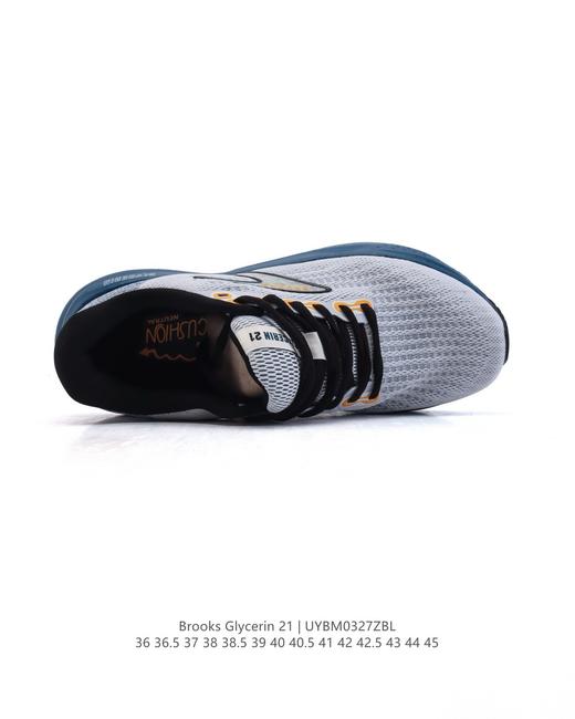 【公司级】BROOKS 布鲁克斯 男女子专业缓震跑步鞋Glycerin甘油21运动厚底增高老爹鞋 商品图11