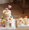 【优品系列】--【多彩爱心】送女孩、满月、周岁生日蛋糕 商品缩略图0
