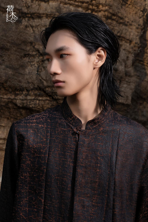 荷木HEMU丨[MEN]莨纱·短上衣 商品图1