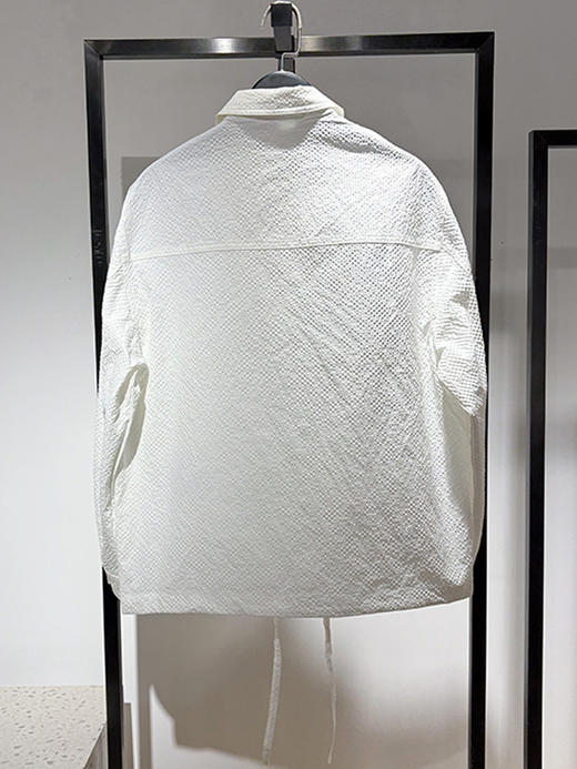 贝纳川春夏季翻领肌理面料薄型夹克ECP200100 商品图1