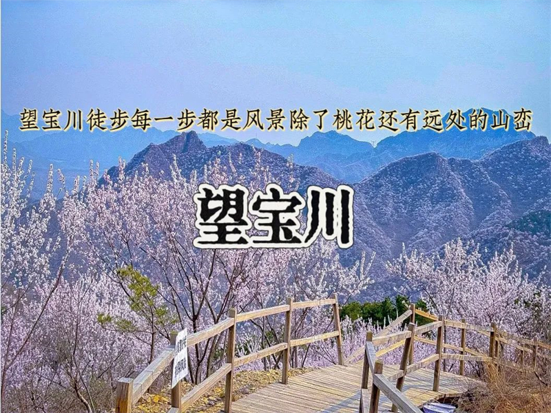 【望宝川徒步1日】百里丹霞千顷桃云の望宝川-东水峪桃花海环线10公里<初级>