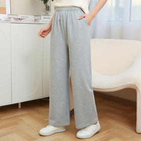 女士直筒裤--灰色