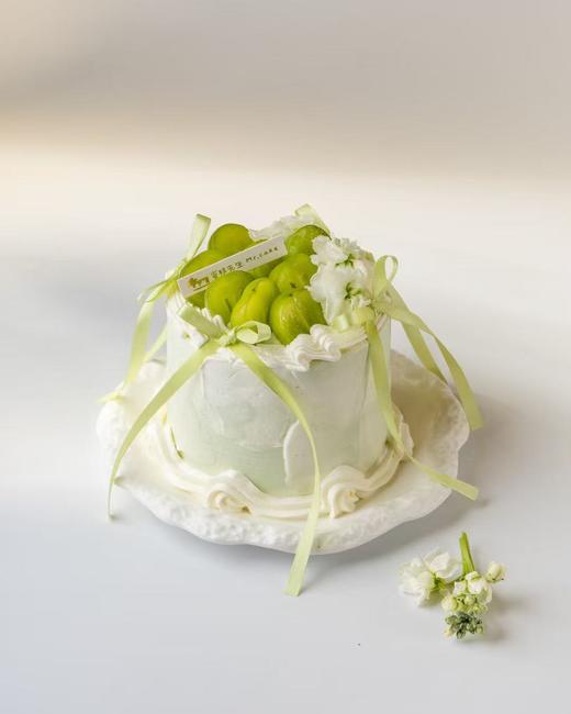 【口味蛋糕】茉莉青提 4英寸进口动物奶油蛋糕 商品图0