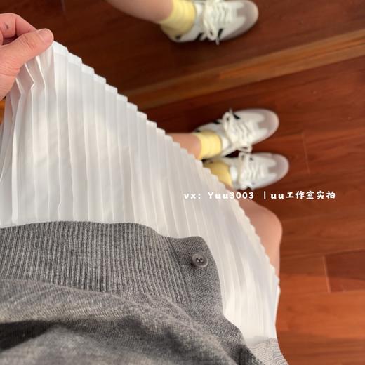 lulu同款纯情风琴A字百褶裙 ，四面弹力，防走光不透内裤，日常运动都能穿 商品图8