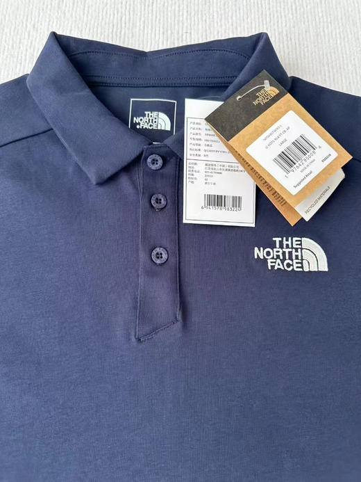 正品TNF 北面POLO衫25春夏吸湿翻领短袖速干T恤
纯棉面料，舒适透气，吸湿排汗。
吊牌齐全，洗唛齐全，防伪镭射标齐全。
黑色  藏蓝  石灰白 粉色
尺码MLXLXXL 商品图5