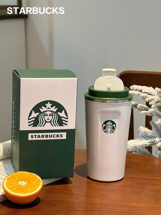 【星巴克经典小白绿咖啡杯】 容量：500 ml 商品图0