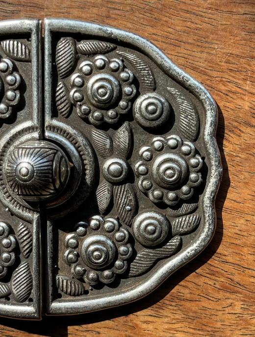 藏银錾宝相花纹服饰扣环，顺丰包邮 商品图4