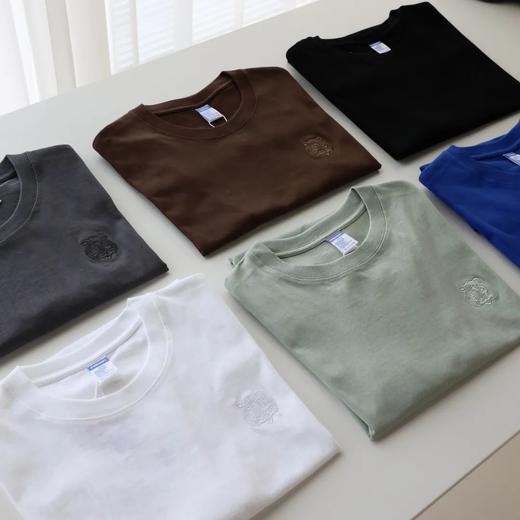 【89元2件】伊泺杉重磅260g长绒棉虎头刺绣T恤 | 100%纯棉高密纱线，亲肤柔软，狂出汗不贴肉！高密度挺阔性 【3-5天发货】 商品图5