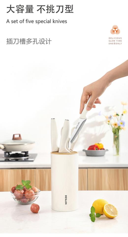 💥抄底价清仓❗❗『DESLON 德世朗刀具套装』 🌸超值🔪一套即可满足切、划、斩、剁、剪❗ 到手整整5件套❗ 商品图3