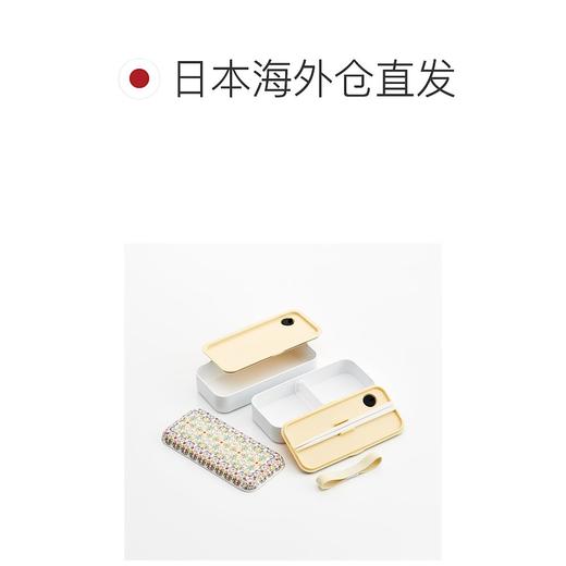 日本进口Skater基础饭盒梦幻淡红花纹 商品图2