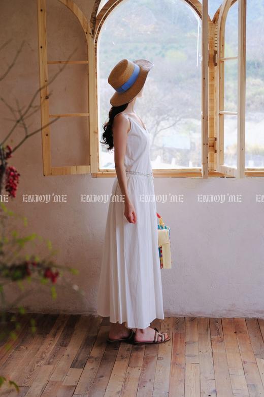 【门店同款】ENJOY夏季都市漫游简约收腰吊带裙 162253035 商品图3