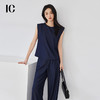 *IC时尚气质韩系初春穿搭一整套无袖直筒裤上下套装女 商品缩略图1