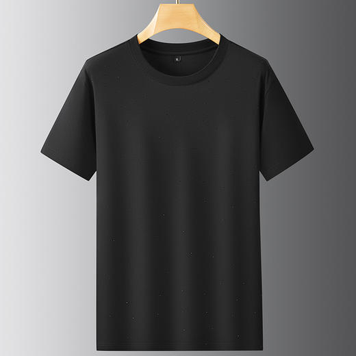 【DPF】大依优型大码烫钻短袖T恤加肥加大潮流棉质胖子宽松休闲半袖男士上衣 商品图2