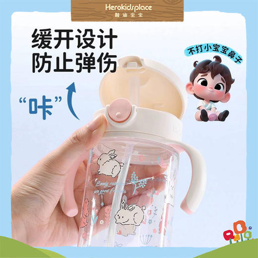 Richell彩透透杯450毫升猫咪06563 商品图3