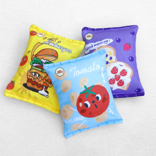 【限时8折】俘获毛绒仿真响纸薯片 猫咪狗狗解闷磨牙玩具 商品图8