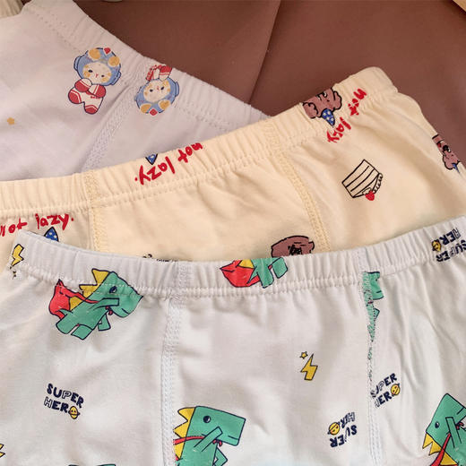 【39.9元/4条装】儿童盒装纯棉内裤草珊瑚5A抗菌男童女童平角内裤 商品图2