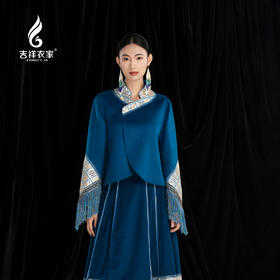 吉祥衣家新中式国风春夏新款高端气质显瘦修身女装明月宝璐外套