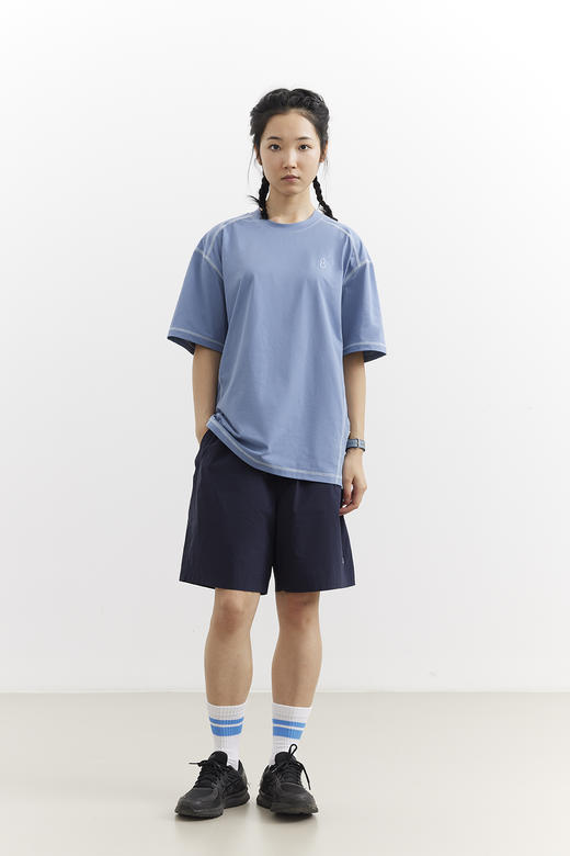 吃茶去chichaqu25速干明线索罗娜吸湿排汗棉感防晒轻量短袖T运动 商品图2