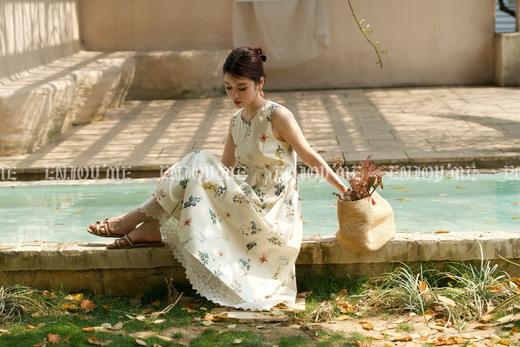 【门店同款】ENJOY夏季“悠然之境”植物印花连衣裙 162255701 商品图1