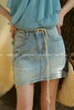 【门店同款】ENJOY夏季编织腰绳牛仔半裙 162296220 商品缩略图3