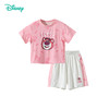 迪士尼【草莓熊凉感套装】25夏新款女童冰感短袖T恤透气短裤运动套装ZD2ET041 商品缩略图4