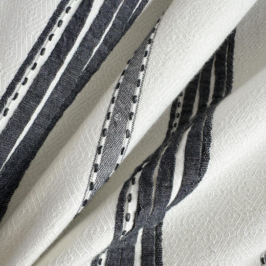 自然醒A类40支全棉提花四件套纯棉100简川星辰男孩被套宿舍床单三件套床品床笠JY 商品图14