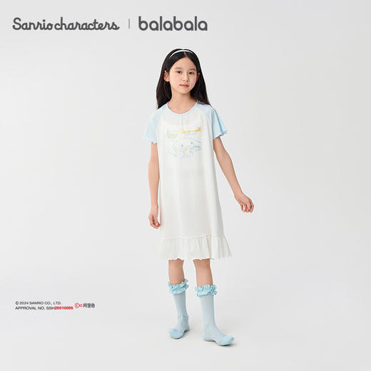【酷洛米IP】巴拉巴拉女童睡裙儿童家居服夏季空调服裙子 商品图2
