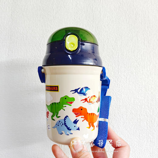 日本进口Skater吸管式水杯卡通恐龙 商品图1