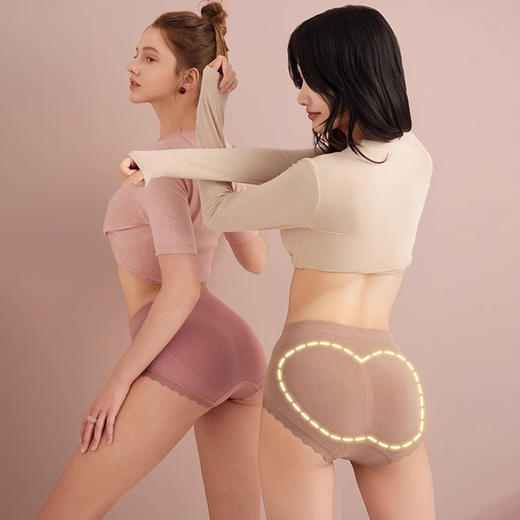 【买3送1，记得拍四件】桑蚕丝养护温变抑菌内裤，无缝工艺加持，边缘与肌肤贴合自然，大码姐妹彻底告别勒痕。裆部是天然桑蚕丝，含 18 种氨基酸，能深层滋养肌肤，防止干燥瘙痒，全方位守护私处健康 。 商品图4