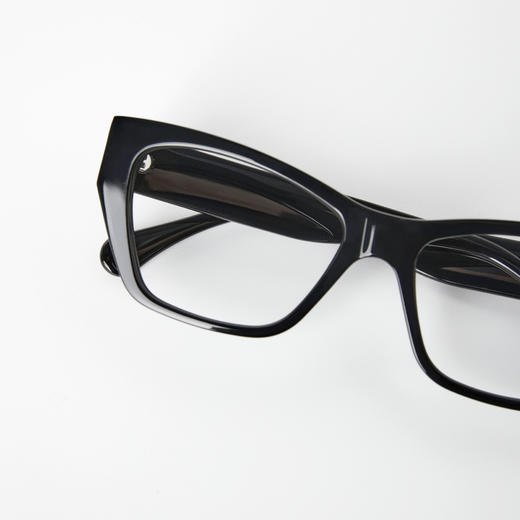 ROMI STUDIO“复古态度”极简高级感简约百搭黑框眼镜 RWCRP32882 商品图3