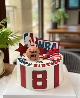 【臻品系列】--【NBA 】送男生、男孩、男友、兄弟篮球生日蛋糕