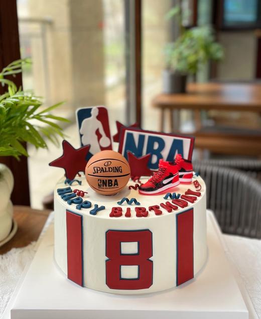 【臻品系列】--【NBA 】送男生、男孩、男友、兄弟篮球生日蛋糕 商品图0