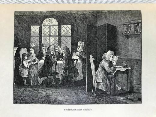 1911年 萨克雷《委婉集》 数十幅插图 真皮精装16开 商品图9