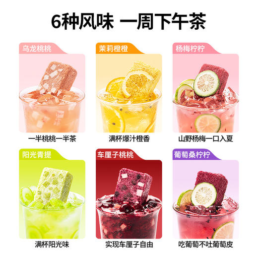 水獭吨吨 全系列果茶混合（6枚盒装）90g 商品图1