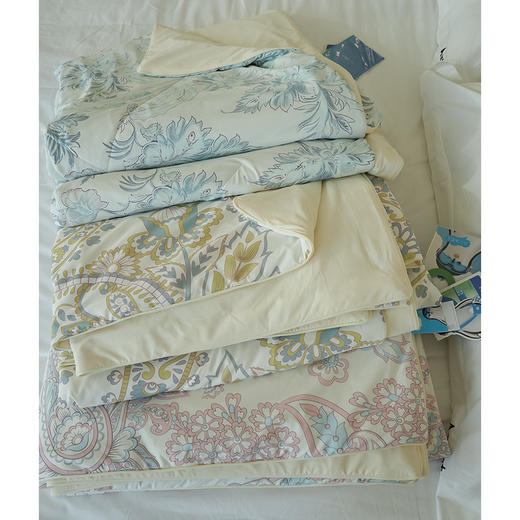 凉而不冰 官网785！GF同款法式轻奢印花夏凉被 轻薄丝滑柔顺裸睡夏被 可机洗单双人空调被 商品图4