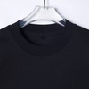 38838夏季高级感新款韩版简约纯色拼接圆领短袖T恤休闲百搭时尚上衣 商品缩略图2