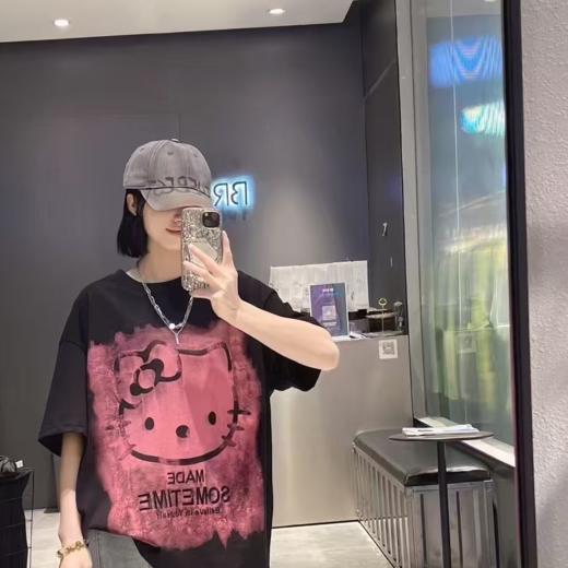 MZ圆领卡通图案短袖T恤（黑）夏季 952010580321 商品图0