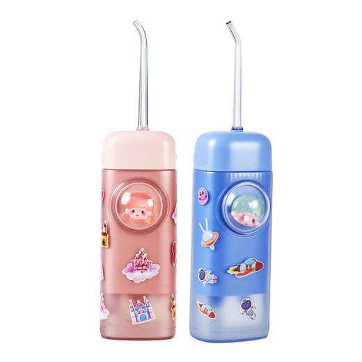 【儿童电动冲牙器，家用便携，牙齿清洗更轻松】儿童电动冲牙器 家用便携式洗牙器 水牙线正畸专用 牙齿清洗清洁神器-QQ 商品图4