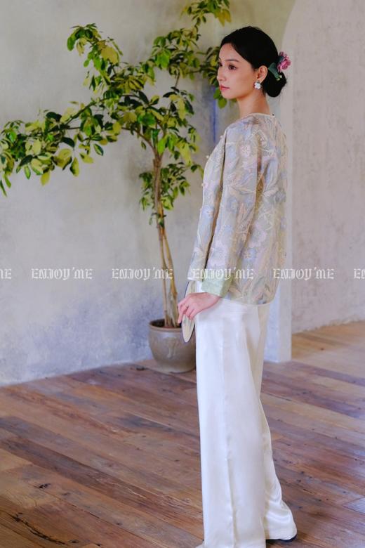 【门店同款】ENJOY夏季云敛-春光推盏醉花晓梦中式外套 162252761 商品图5