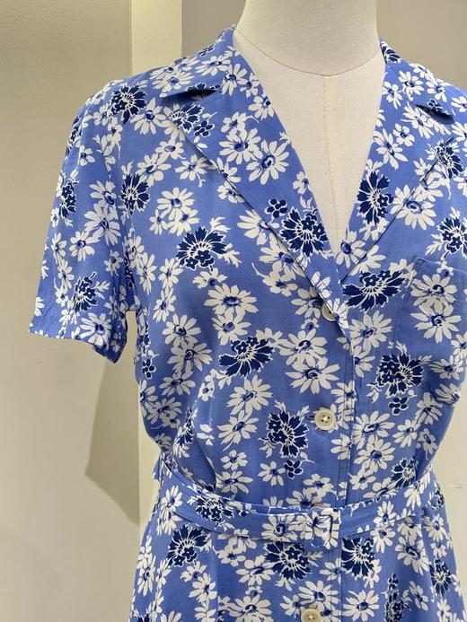 【高品质私服】【RL花卉皱纱连衣裙】温柔舒爽，布面光泽如丝，手感细腻丝滑G0726-CC【无标出货 介意慎拍】 商品图8