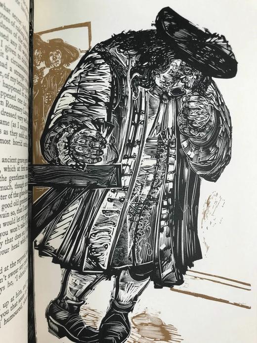 丹尼尔·笛福《杰克上校》 12幅木版画插图 精装32开带书匣 商品图5