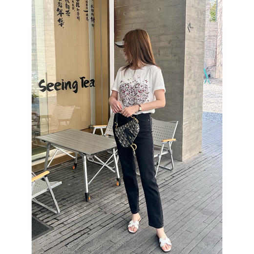 Di*r 25 春夏 T 恤|满满手工刺绣 商品图2