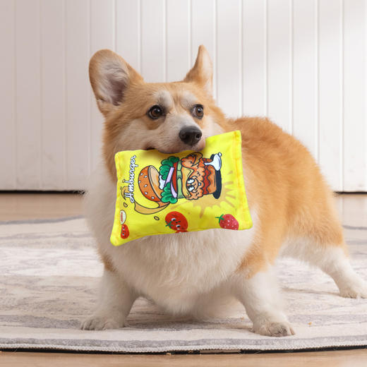 【限时8折】俘获毛绒仿真响纸薯片 猫咪狗狗解闷磨牙玩具 商品图9