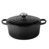 法国进口（Le Creuset）酷彩铸铁锅圆形22cm3.3L哑光黑色（黑珐琅） 商品缩略图5
