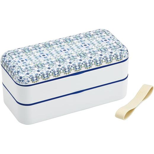 日本进口Skater树脂饭盒梦幻深蓝花纹 商品图5