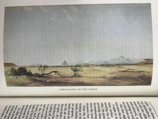 达尔文《比格尔号航海日记》（1979二印） 12幅彩色插图 精装16开带书匣 商品图9