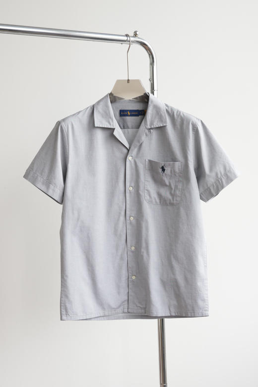 P0L0 纯棉牛津纺面料短袖衬衫 TX424 商品图6