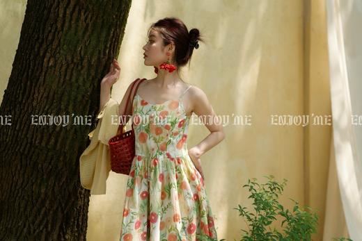 【门店同款】ENJOY夏季“悠然之境”碎花写意吊带连衣裙 162260358 商品图2