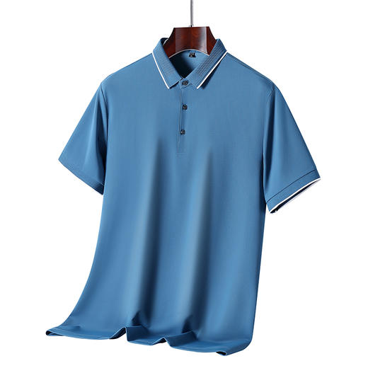 【新款DGD】大依优型大码短袖POLO衫夏季加肥加大休闲商务舒适宽松透气男装上衣肥佬半袖 商品图1