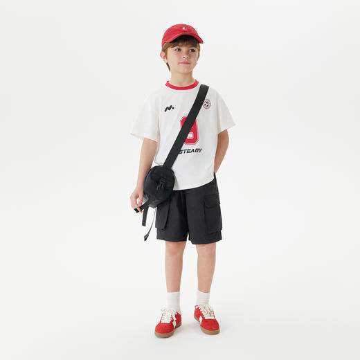 [柔软匹马棉]马克珍妮男童时尚工装短裤儿童五分裤夏装新款550662 商品图2